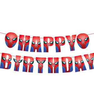 Spiderman Birthday Banner | Kids Party 15 PCS